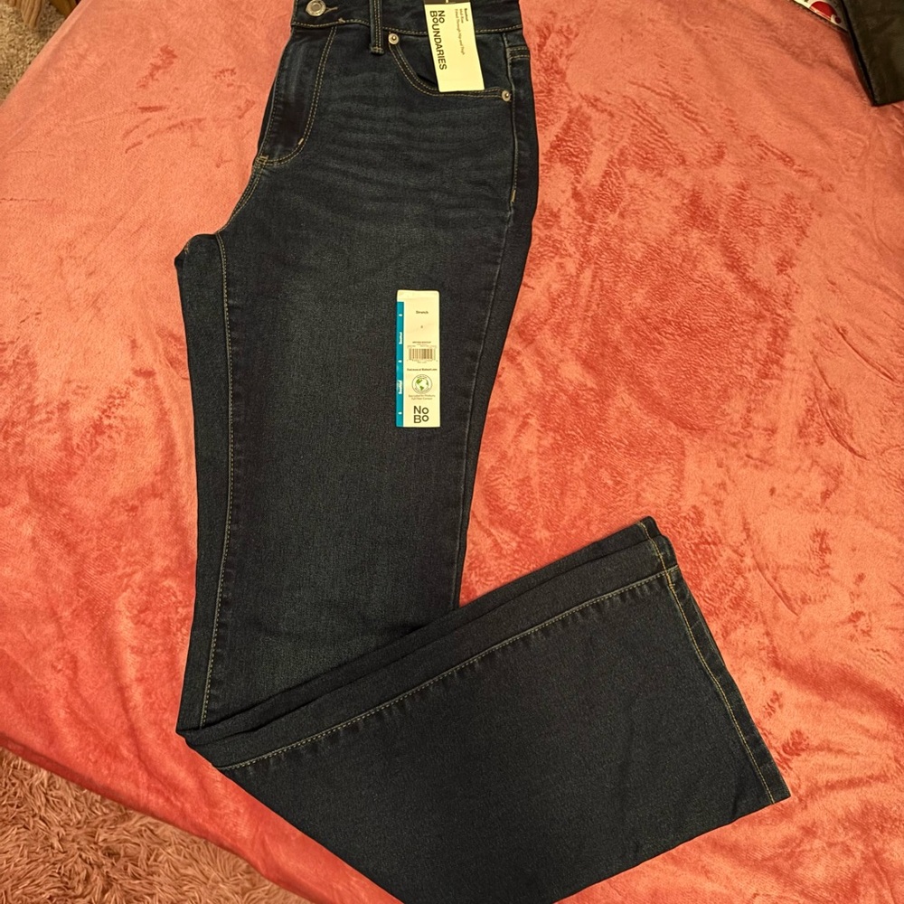 No Boundaries Dark Blue Boot Cut Women's Jeans